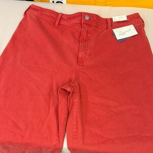 Universal Thread sailor wide leg size 16 High-Rise wide leg Jeans fitted hip new